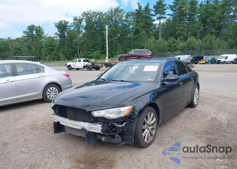 2014 Audi A6 2.0T Premium from USA, damaged, VIN WAUGFAFC1EN030278